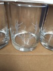 Set Of 4 Luminarc Rustic Deer Stag Anter Old Fashioned Whiskey Lowball Glasses — photo 9