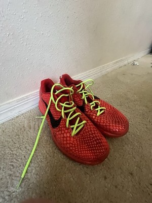 Kobe 6 Reverse Grinch Size Men s 11.5 (HEAVILY WORN BUT STILL WORK PERFECT)