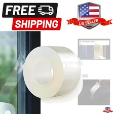2 Inch x 33 FT Transparent Window Weather Sealing Tape, Weather Stripping Res...