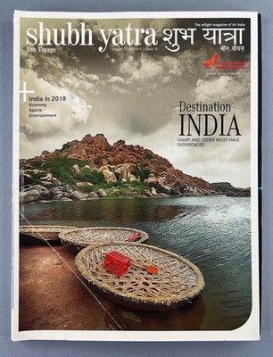 Air India Shubh Yatra Airline Inflight Magazine Januar 2018 Timetable Fleet Inf