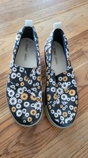 TOMS Stay Wild Alpargata Boardwalk Sun Daisy Flower Platform Shoes Wmns Sz 8