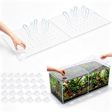 Sieral Aquarium Polycarbonate Canopy Set 48.75 x 18.75x 0.12 Inch for 75/90/1...