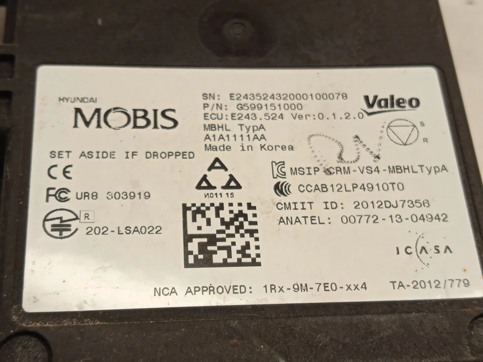 G599151000 MODULO ELETTRONICO / 7588504 PER KIA NIRO * - Immagine 3 di 4