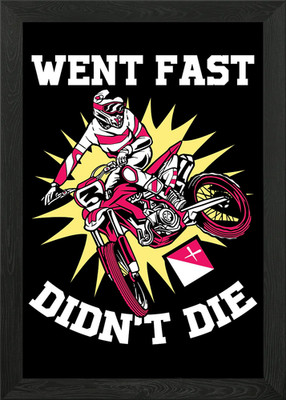 Ging Fast Didnt Die Gerahmtes Wandbild Poster Leinwanddruck Bild