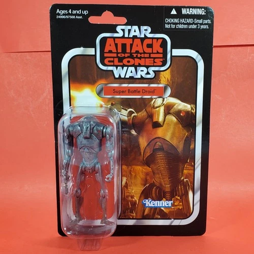 Star Wars 3.75" Vintage Collection TVC VC37 Super Battle Droid Carded New