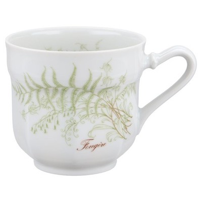 Kaffeetasse Gallo Galerie de Porcelaine Leonardo Fougere Sommerfarn