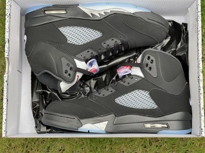 Air Jordan 5 RETRO OG (2016) ブラック/グレー Nike Air Jordan 5 Retro OG Black Metallic 2016 US 10 Brand New | eBay