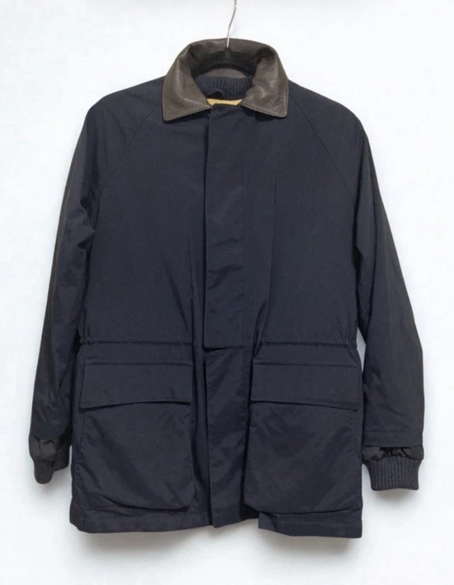 Loro Piana Navy Horsey Jacket / XL - With Fleece Body warmer Liner Included