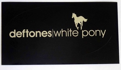 DEFTONES - WHITE PONY - Promo Sticker - Original Juni 2000 - RAR