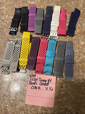 X16 SMALL Fitbit Charge 3 and 4 Soft Replacement Bands Sport Strap