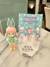 Sonny Angel Winter Wonderland Series 2023 Rabbit. With box handmade holder.