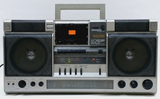 Vintage AKAI Boombox Stereo Ghettoblaster Cassette AJ-505FS - Read description