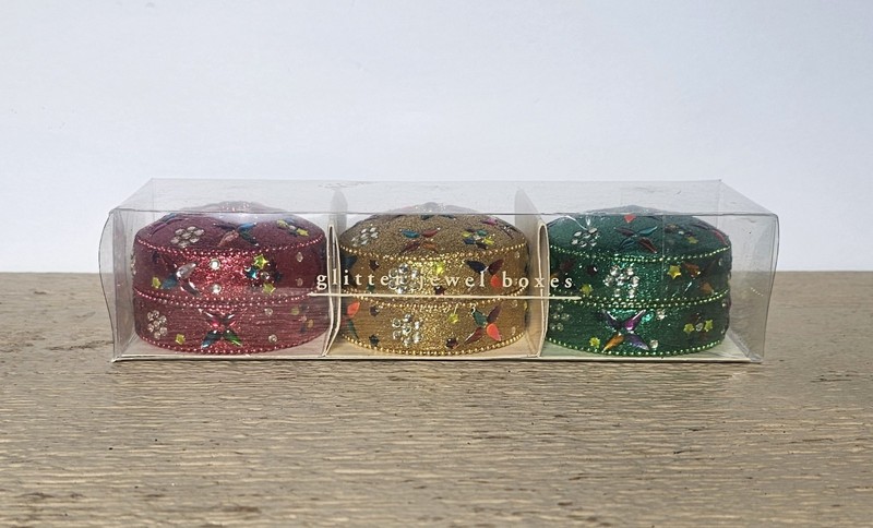 Peir One Glitter Jewelry Boxes