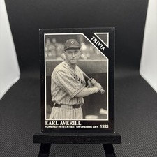 EARL AVERILL 1993 CONLON COLLECTION THE SPORTING NEWS TRIVIA #597