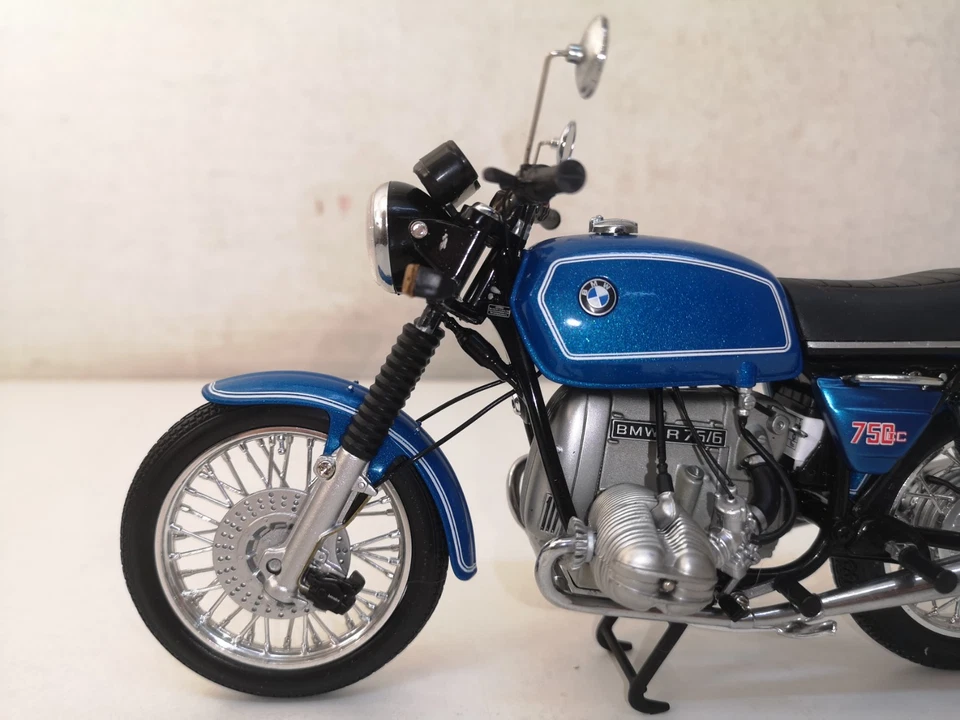 Modellino Moto BMW R75/6 R 75/6 1976 Schuco Scala 1/10-C4 - Immagine 2 di 4