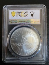 Medalla 2024-Mo México 30 Aniversario Autonomía Ag del Banco de México - PCGS MS70