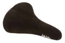 Sella Vintage Selle Italia Norco Barre Acciaio MTB Pelle Scamosciata Nera NOS NUOVA