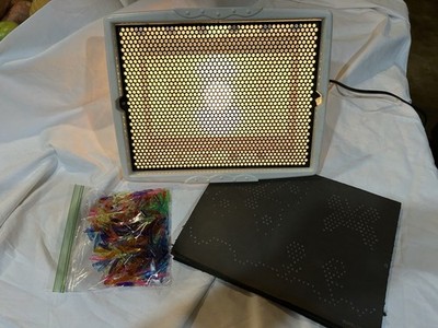 Vintage Hasbro LITE BRITE With Color Pegs/Sheets No Box WORKS
