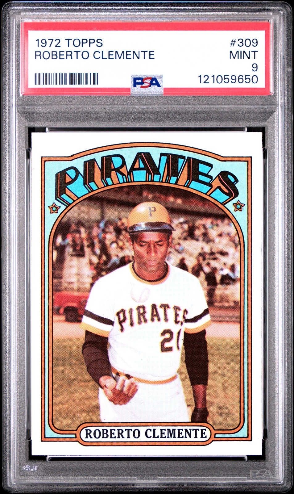 1972 Topps #309 Roberto Clemente | PSA 9