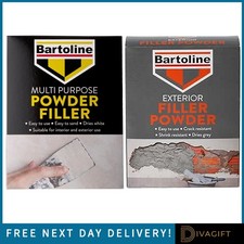 BARTOLINE INTERIOR EXTERIOR FILLER FOR MASONRY WALL REPAIR POWDER 450G 1.5KG NEW