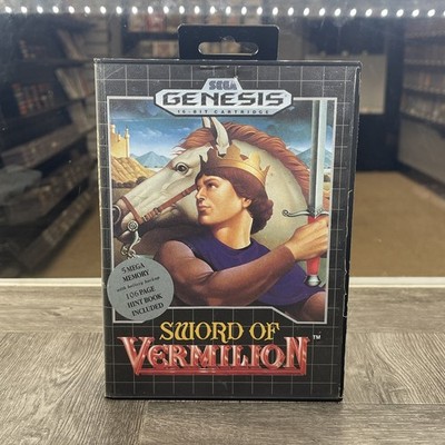 Sword of Vermilion for Sega Genesis 1990 Complete