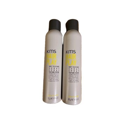 2 Standard Cans~KMS Hair Play Dry Texture Spray 6.4 oz Each