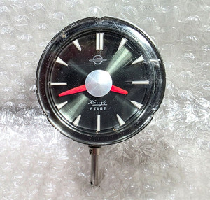Vintage 8 Day 8 TAGE WWII Era Clock Kienzle Opel Car German Auto Dash VW BMW VGC