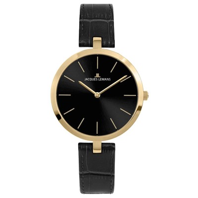 JACQUES LEMANS Damenuhr Milano Lederband 1-2024E 5 ATM