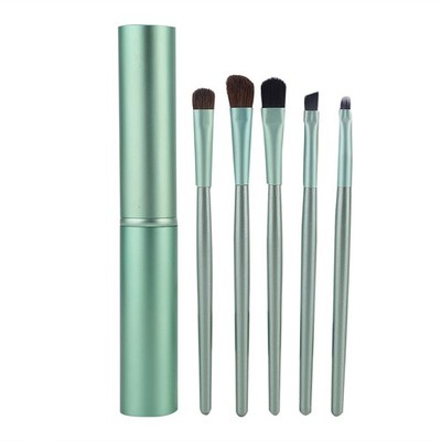 5x Portable Cosmetic Brush Eyeshadow Foundation Powder Brush Set Makeup Tool SET