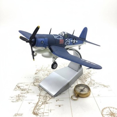 F4U Corsair Modell Legierung Karosserie Maßstab 1:72 Flugzeug detaillierte Lackierung für Regal Display
