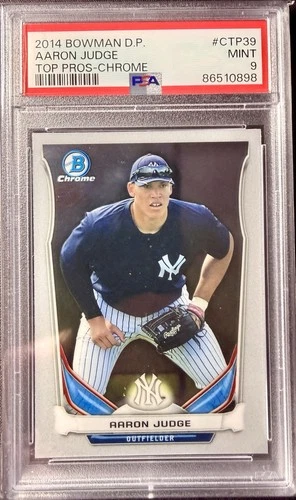 2014 Bowman Chrome Aaron Judge Top Pros-Chrome PSA 9 🔥🔥🔥
