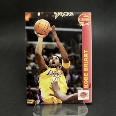 2001 Stadion WORLD STARS KOBE BRYANT LAKERS #101 CZECH K346 - RARE - MINT