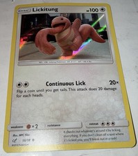 Lickitung Holo Rare 16/18 Card Pokemon TCG 2019 Detective Pikachu 