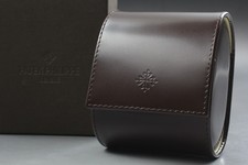 [OTTIME CONDIZIONI] PATEK PHILIPPE autentica custodia da viaggio orologio da polso scatola marrone scuro #825