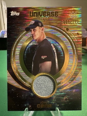 2025 Topps Universe WWE John Cena Mat Relic /299 UNR-JCE