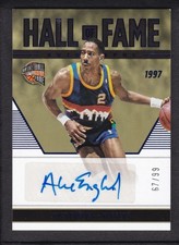 2022-23 ALEX ENGLISH 67/99 AUTO PANINI CHRONICLES HALL OF FAME AUTOGRAPHS