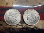 (2) 1985 Morgan E Pluribus Unum Silver Trade Unit 1 Troy Oz .999 Silver Round