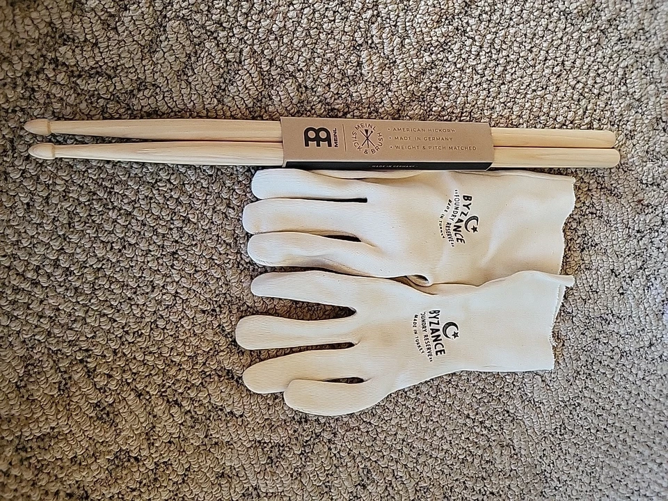 Baquetas Meinl Stick, estándar 5A-American Hickory Sb101 Foto 2 de 2