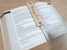 Personalised Wooden Bookmark