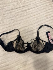 NWT Agent Provocateur Tanya Black Bra 32C