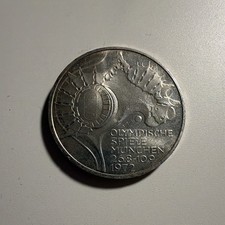 10 DM BRD Gedenkm&uuml;nze 1972 Olympiade M&uuml;nchen, Pr&auml;gezeichen F, Sport