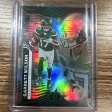 Panini 2022 Illusions Rookie Base Card #77 Garrett Wilson New York Jets NFL. rookie card picture