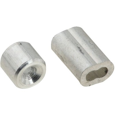 Prime-Line Cable Ferrules And Stops, 1/16'', Aluminum GD 12149 PRIME-LINE GD