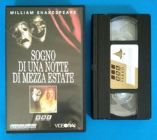 Vhs Film Ita Opera William Shakespeare Sogno Di Una Notte Di Mezza Estate (V208)