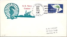 9.30.1963 - US Navy Cruiser - USS Oklahoma City - F40588