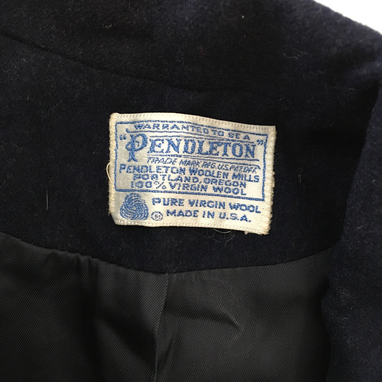 Vintage 70s PENDLETON Button Jacket Blazer Classi… - image 8