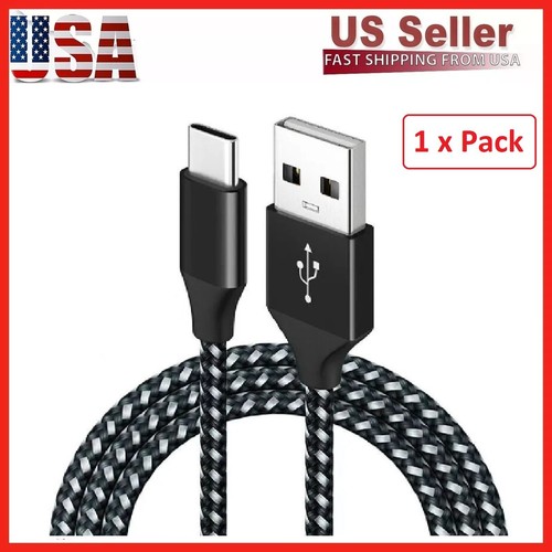 1/3 Pack 1/3/6/10Ft USB to Type-C Cable Fast Charger Charging Data Sync Cord LOT - Picture 84 of 110