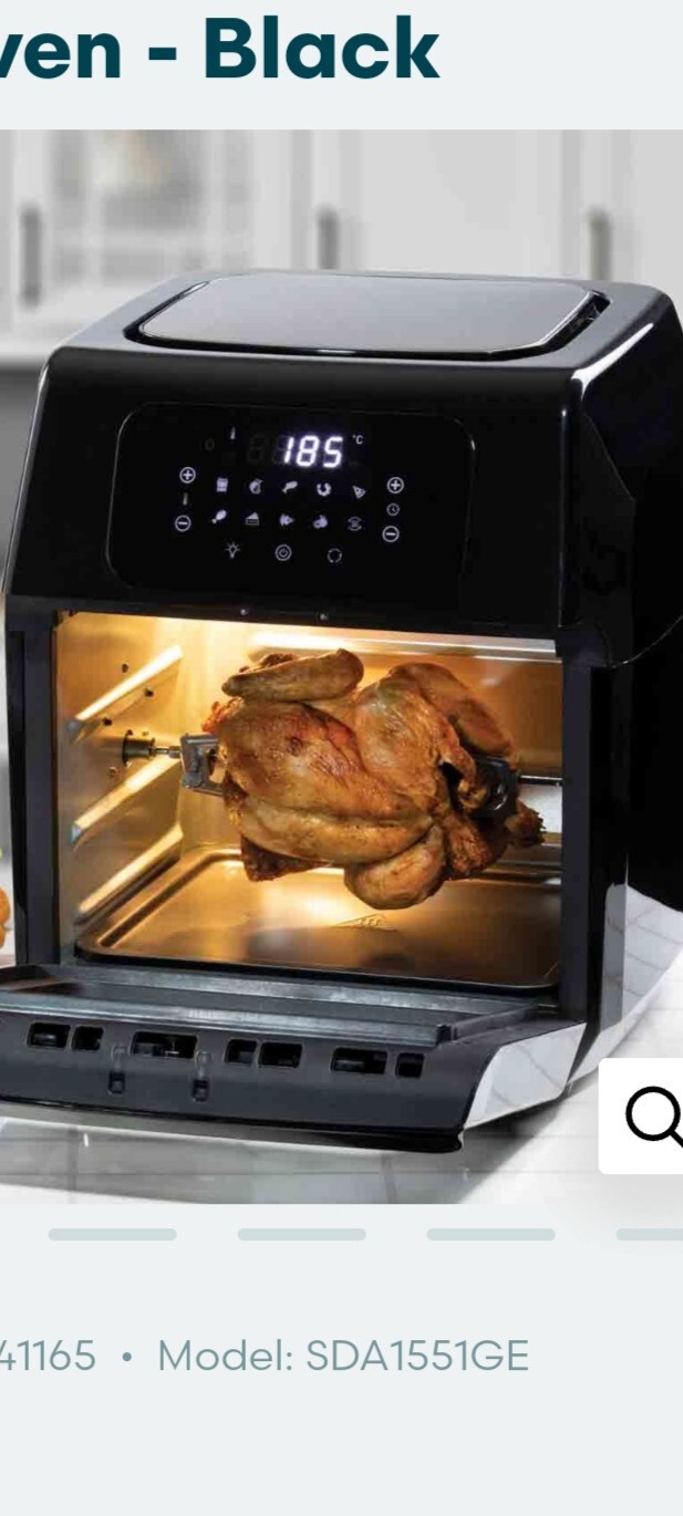 Air Fryer Daewoo 12L Rotisserie Air Fryer Oven 5056075681243 eBay