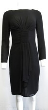 VALENTINO womans black long sleeve sheath dress size 4