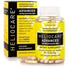 Heliocare Advanced Vitamin B3 Niacin Antioxidant Skin Health Supplement 60 Caps